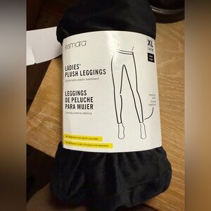 Esmara Black Ladies' Plush Leggings